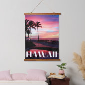 Hawaii Wandteppich Mit Holzrahmen (Schlafzimmer)