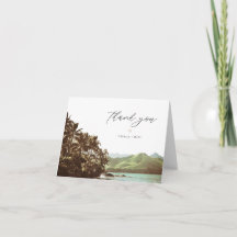 HAWAII Watercolor Beach Palm Tree Ozean