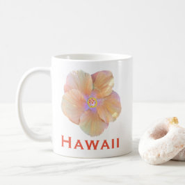 Hawaii Watercolor Hibiskus Blume Kaffeetasse