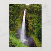 Hawaii Waterfall Akaka Falls Postkarte (Vorderseite)