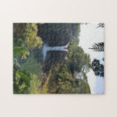 Hawaii Waterfall Scenic Travel Fotogray Puzzle (Horizontal)