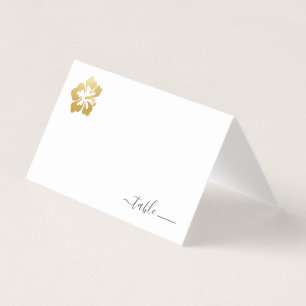 Hawaii Weddin Platzkarte mit Beach Spenden Gedicht Visitenkarten