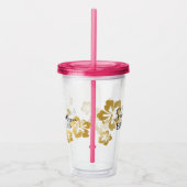Hawaii Wedding Bridesmaid Personalisiert Acryltrinkbecher (Rechts)