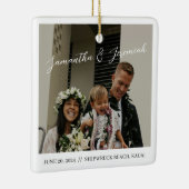 Hawaii Wedding Christmas Ornament (Rechts)