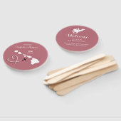 Hawaii Wedding Destination Hand Fan Fächer (Non-assembled)