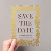 Hawaii Wedding rettet das Datum Acryleinladungen (Insitu (Handheld))