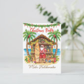 Hawaii Weihnachten mit dem Weihnachtsmann (Stehend Vorderseite)