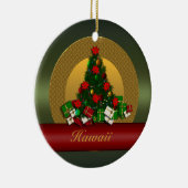 Hawaii-Weihnachtsbaum-Verzierung Keramik Ornament (Rechts)
