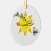 Hawaii-Weihnachtsbaum-Verzierung Keramikornament (Rechts)