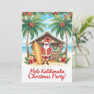 Hawaii-Weihnachtsfeier Hawaii „Mele Kalikimaka!“ Einladung