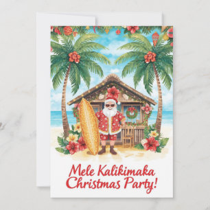 Hawaii-Weihnachtsfeier Hawaii „Mele Kalikimaka!“ Einladung