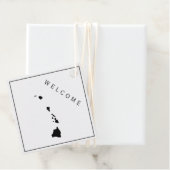 Hawaii Welcome Bag Geschenk Tag für Hochzeitswoche Geschenkanhänger (Beispiel)