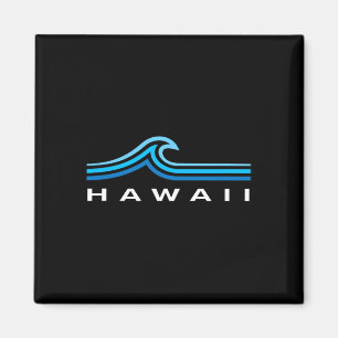 Hawaii Wellen Vintage Männer Frauen Jungen Souveni Magnet