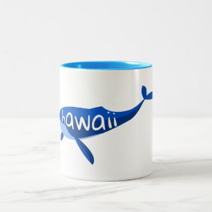 Hawaii Whale Zweifarbige Tasse