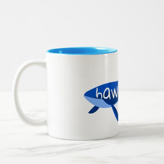 Hawaii Whale Zweifarbige Tasse (Links)