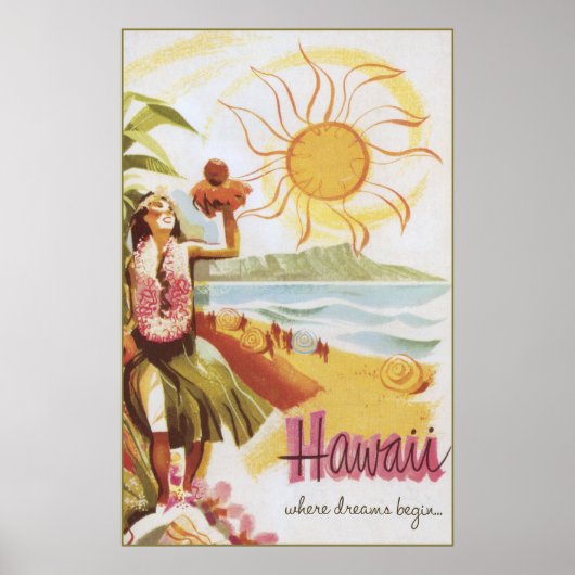 Hawaii - wo Träume beginnen Poster (Vorne)