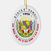 Hawaii-Zeichen Keramik Ornament (Rechts)
