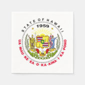 Hawaii-Zeichen Serviette (Vorderseite)