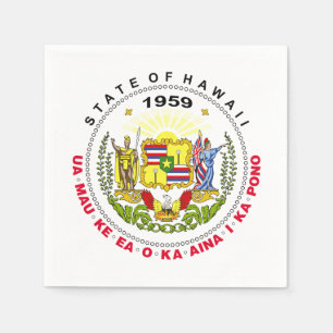 Hawaii-Zeichen Serviette