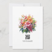Hawaii-Zielhochzeit QR-Code Save The Date (Rückseite)