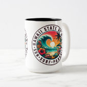 Hawaii Zweifarbige Tasse (VorderseiteRechts)