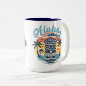 Hawaii Zweifarbige Tasse (VorderseiteRechts)