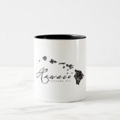 HawaiiAloha Inseln Zweifarbige Tasse (Mittel)