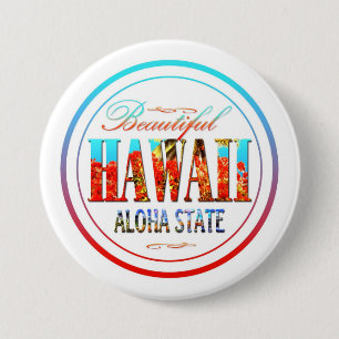 HawaiiAloha Staat Button