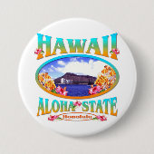 HawaiiAloha Staat Button (Vorderseite)