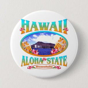 HawaiiAloha Staat Button
