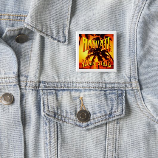 HawaiiAloha Staat Button (Beispiel)