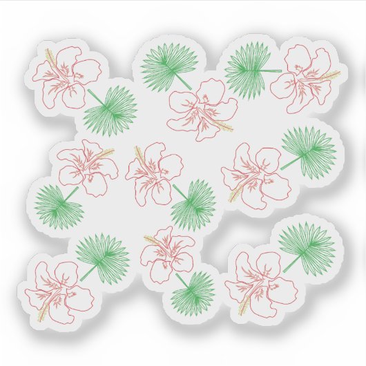 Hawaiian 02 aufkleber (Vorderseite)