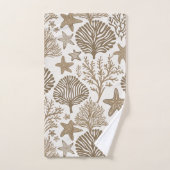 Hawaiian Aloha druckt tropisches Muster Badhandtuch Set (Handtuch)