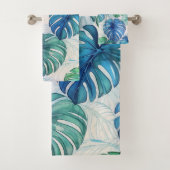 Hawaiian Aloha druckt tropisches Muster Badhandtuch Set (Insitu)