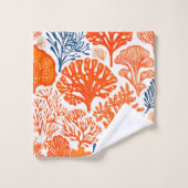 Hawaiian Aloha druckt tropisches Muster Badhandtuch Set (Waschlappen)