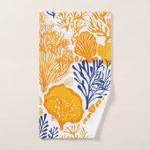 Hawaiian Aloha druckt tropisches Muster Badhandtuch Set (Handtuch)