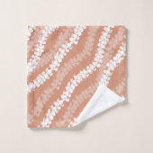 Hawaiian Aloha druckt tropisches Muster Badhandtuch Set (Waschlappen)