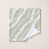 Hawaiian Aloha druckt tropisches Muster Badhandtuch Set (Waschlappen)