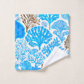 Hawaiian Aloha druckt tropisches Muster Badhandtuch Set (Waschlappen)