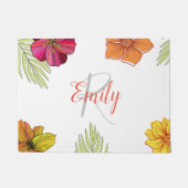 Hawaiian Aloha Floral Fußmatte (Vorderseite)