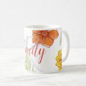 Hawaiian Aloha Floral Kaffeetasse (VorderseiteRechts)