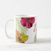 Hawaiian Aloha Floral Kaffeetasse (Links)