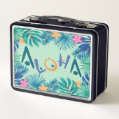 Hawaiian Aloha Gruß Retro Lunch Box (Rückseite)