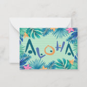 Hawaiian Aloha Grußkarte Mitteilungskarte (Vorderseite)