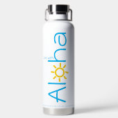 Hawaiian Aloha Kanuwasserflasche Trinkflasche (Rückseite)