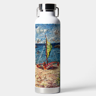 Hawaiian Aloha Kanuwasserflasche Trinkflasche