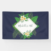 Hawaiian Aloha Luau Birthday Party Banner (Horizontal)