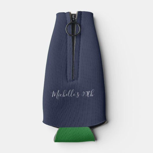 Hawaiian Aloha Luau Birthday Party Guest Favor Flaschenkühler (Rückseite)