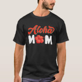 Hawaiian Aloha Mama Hawaii Ananas Tiki T-Shirt (Vorderseite)