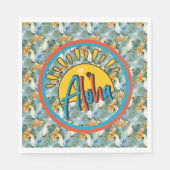 Hawaiian Aloha Serviette (Vorderseite)